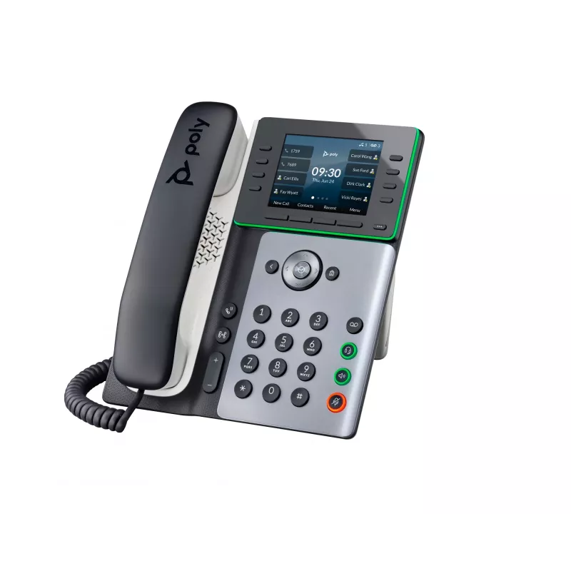 HP Poly Edge E300 Telefono IP e PoE, IPS, 320 x 240 pixel, 4:3, HTTPS, ENERGY STAR, EAC, Federal Communications Commission (FCC), CE