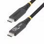StarTech.com Cavo USB4 50cm (1.6ft), cavo USB-C certificato USB-IF, 40Gbps, 240W Power Delivery PD 3.1 EPR, 8K 60Hz, cavo trasferimento dati USB Type-C, compatibile con porte Thunderbolt/USB 3.2