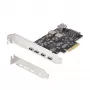 StarTech.com Scheda USB PCIe 5 porte, USB 3.2 10 Gbit/s, scheda PCI Express con 4 porte USB-C, 1 porta USB-A interna, scheda controller USB PCIe, Windows/macOS/Linux