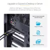 StarTech.com Scheda USB PCIe 5 porte, USB 3.2 10 Gbit/s, scheda PCI Express con 4 porte USB-C, 1 porta USB-A interna, scheda controller USB PCIe, Windows/macOS/Linux