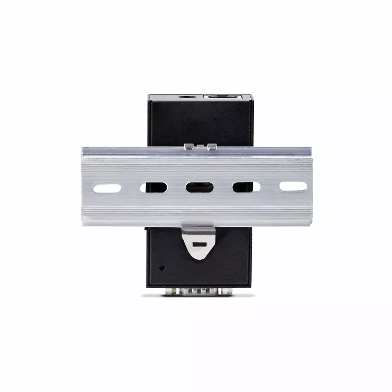 StarTech.com adattatore seriale-Ethernet 1 porta, server seriale IP per dispositivi RS232 remoti, montaggio a parete/guida DIN, case in metallo, convertitore RJ45-LAN-DB9 seriale