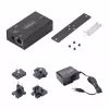 StarTech.com adattatore seriale-Ethernet 1 porta, server seriale IP per dispositivi RS232 remoti, montaggio a parete/guida DIN, case in metallo, convertitore RJ45-LAN-DB9 seriale