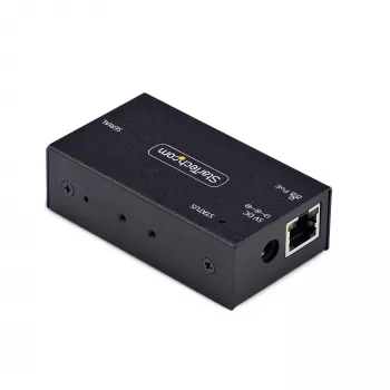 StarTech.com Adattatore seriale-Ethernet 1 porta, server seriale IP PoE 802.3af per dispositivi RS232 remoti, montaggio a parete/guida DIN, convertitore RJ45 LAN-DB9 seriale, TAA