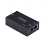 StarTech.com Adattatore seriale-Ethernet 1 porta, server seriale IP PoE 802.3af per dispositivi RS232 remoti, montaggio a parete/guida DIN, convertitore RJ45 LAN-DB9 seriale, TAA