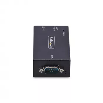 StarTech.com Adattatore seriale-Ethernet 1 porta, server seriale IP PoE 802.3af per dispositivi RS232 remoti, montaggio a parete/guida DIN, convertitore RJ45 LAN-DB9 seriale, TAA