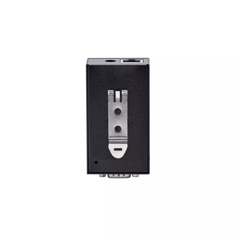 StarTech.com Adattatore seriale-Ethernet 1 porta, server seriale IP PoE 802.3af per dispositivi RS232 remoti, montaggio a parete/guida DIN, convertitore RJ45 LAN-DB9 seriale, TAA