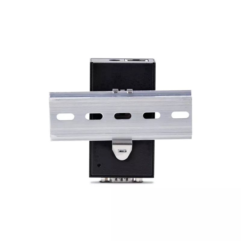 StarTech.com Adattatore seriale-Ethernet 1 porta, server seriale IP PoE 802.3af per dispositivi RS232 remoti, montaggio a parete/guida DIN, convertitore RJ45 LAN-DB9 seriale, TAA
