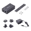 StarTech.com Adattatore seriale-Ethernet 1 porta, server seriale IP PoE 802.3af per dispositivi RS232 remoti, montaggio a parete/guida DIN, convertitore RJ45 LAN-DB9 seriale, TAA