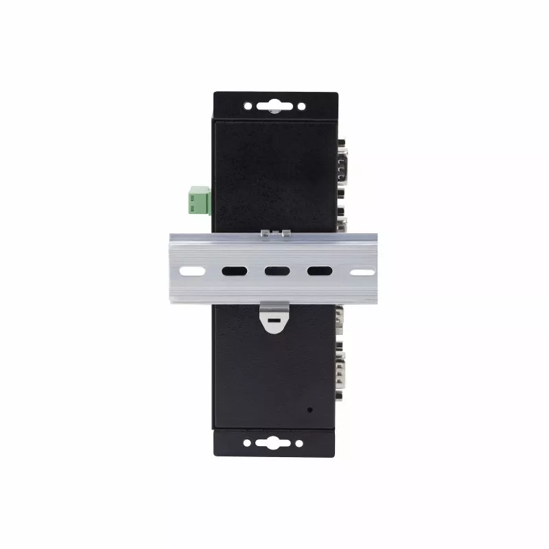 StarTech.com Adattatore seriale-Ethernet 4 porte, server seriale IP per dispositivi RS232 remoti, montaggio a parete/guida DIN, custodia in metallo, convertitore RJ45 LAN-DB9 seriale