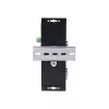 StarTech.com Adattatore seriale-Ethernet 2 porte, server seriale IP per dispositivi RS232 remoti, montaggio a parete/guida DIN, custodia in metallo, convertitore RJ45 LAN-DB9 seriale