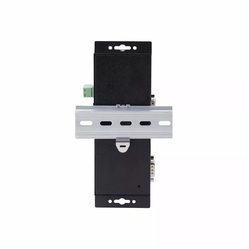 StarTech.com Adattatore seriale-Ethernet 2 porte, server seriale IP per dispositivi RS232 remoti, montaggio a parete/guida DIN, custodia in metallo, convertitore RJ45 LAN-DB9 seriale