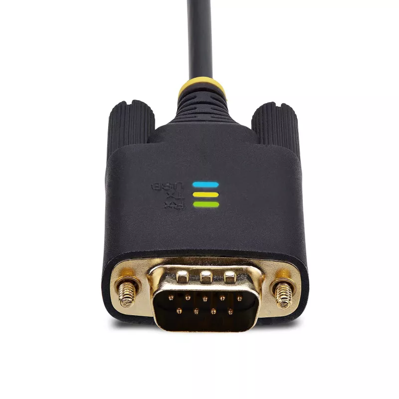 StarTech.com Cavo adattatore USB-seriale 2m, mantenimento COM, viti/dadi sostituibili, USB-A a DB9 RS232, IC FTDI, protezione ESD, Windows/macOS/Linux