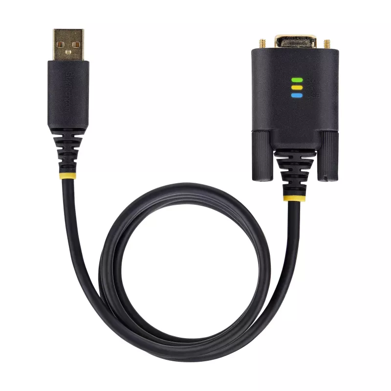 StarTech.com Cavo adattatore USB-seriale 2m, mantenimento COM, viti/dadi sostituibili, USB-A a DB9 RS232, IC FTDI, protezione ESD, Windows/macOS/Linux