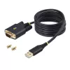 StarTech.com Cavo adattatore USB-seriale 2m, mantenimento COM, viti/dadi sostituibili, USB-A a DB9 RS232, IC FTDI, protezione ESD, Windows/macOS/Linux