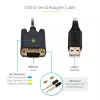 StarTech.com Cavo adattatore USB-seriale 2m, mantenimento COM, viti/dadi sostituibili, USB-A a DB9 RS232, IC FTDI, protezione ESD, Windows/macOS/Linux