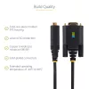 StarTech.com Cavo adattatore USB-seriale 2m, mantenimento COM, viti/dadi sostituibili, USB-A a DB9 RS232, IC FTDI, protezione ESD, Windows/macOS/Linux