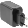 Alimentatore USB PD InLine, caricabatterie GaN, 3 porte, Dual USB-C + USB-A, 65W