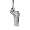 StarTech.com UNIVCS-LAPTOP-LOCK lucchetto a cavo universale per laptop, 2 m, a combinazione con numero di serie, Noble Wedge/Nano/K-Slot, nero/argento, TAA