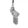 StarTech.com UNIVCS-LAPTOP-LOCK lucchetto a cavo universale per laptop, 2 m, a combinazione con numero di serie, Noble Wedge/Nano/K-Slot, nero/argento, TAA