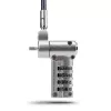 StarTech.com UNIVCS-LAPTOP-LOCK lucchetto a cavo universale per laptop, 2 m, a combinazione con numero di serie, Noble Wedge/Nano/K-Slot, nero/argento, TAA