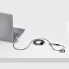 StarTech.com UNIVCS-LAPTOP-LOCK lucchetto a cavo universale per laptop, 2 m, a combinazione con numero di serie, Noble Wedge/Nano/K-Slot, nero/argento, TAA