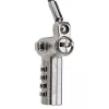 StarTech.com UNIVCS-LAPTOP-LOCK lucchetto a cavo universale per laptop, 2 m, a combinazione con numero di serie, Noble Wedge/Nano/K-Slot, nero/argento, TAA