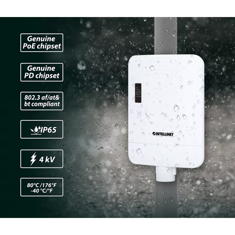 Switch di rete Intellinet 509220 Gigabit Ethernet 5 Porte PoE