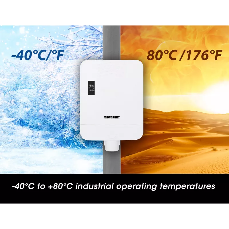 Switch di rete Intellinet 509220 Gigabit Ethernet 5 Porte PoE