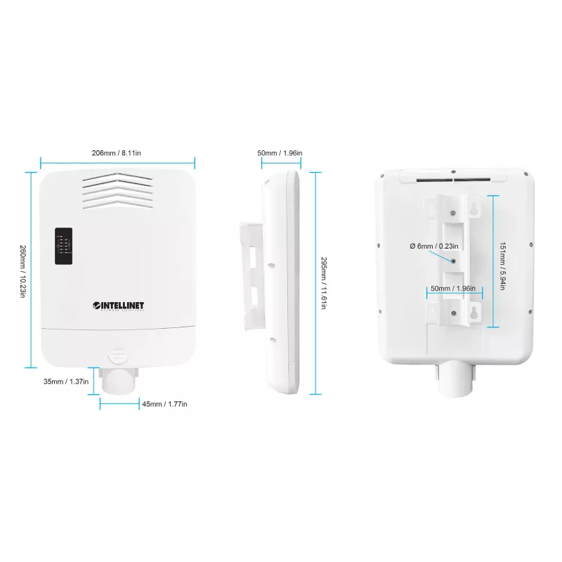 Switch di rete Intellinet 509220 Gigabit Ethernet 5 Porte PoE