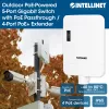 Switch di rete Intellinet 509220 Gigabit Ethernet 5 Porte PoE