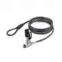 StarTech.com Lucchetto sottile compatibile slot Noble Wedge®, cavo di sicurezza 1,5 m, protezione antifurto da tavolo per laptop/notebook, cavo in acciaio taglia-resistente, lucchetto a chiave