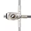 StarTech.com Lucchetto sottile compatibile slot Noble Wedge®, cavo di sicurezza 1,5 m, protezione antifurto da tavolo per laptop/notebook, cavo in acciaio taglia-resistente, lucchetto a chiave