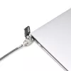StarTech.com Lucchetto sottile compatibile slot Noble Wedge®, cavo di sicurezza 1,5 m, protezione antifurto da tavolo per laptop/notebook, cavo in acciaio taglia-resistente, lucchetto a chiave