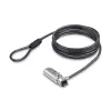 StarTech.com Lucchetto sottile compatibile slot Nano, cavo di sicurezza 6,6ft (2m), protezione antifurto da scrivania per laptop/notebook, cavo in acciaio taglia-resistente, lucchetto a 4 cifre