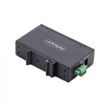 StarTech.com switch di rete industriale non gestito 5 porte, Ethernet 100/1000, montaggio su guida DIN/parete, switch Gigabit robusto IP30, da -40 °F a 167 °F, 9–60 V DC, conforme TAA