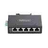 StarTech.com I51G-ETHERNET-SWITCH switch Gigabit Ethernet industriale non gestito a 5 porte, 10/100/1000, guida DIN/montaggio a parete, IP30, da -40 a 75 °C (-40–167 °F), DC, TAA