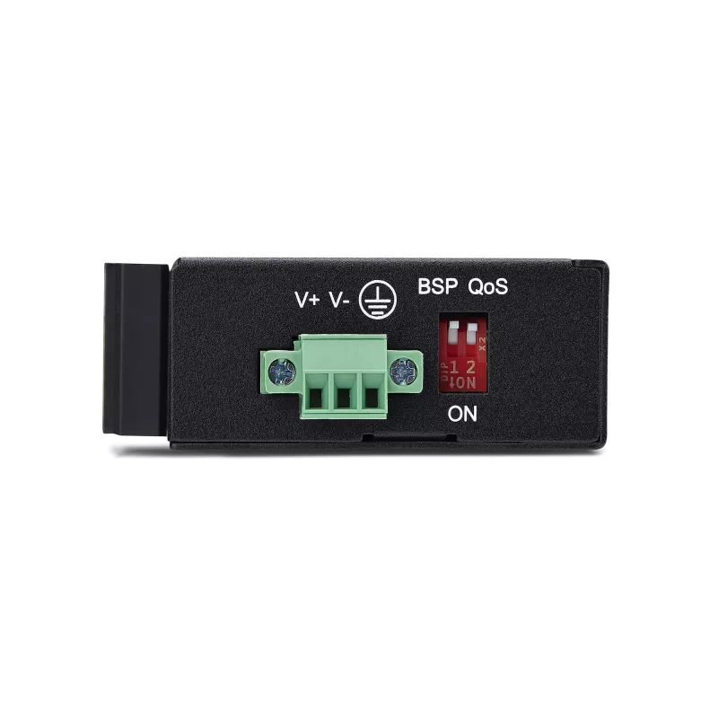 StarTech.com I51G-ETHERNET-SWITCH switch Gigabit Ethernet industriale non gestito a 5 porte, 10/100/1000, guida DIN/montaggio a parete, IP30, da -40 a 75 °C (-40–167 °F), DC, TAA