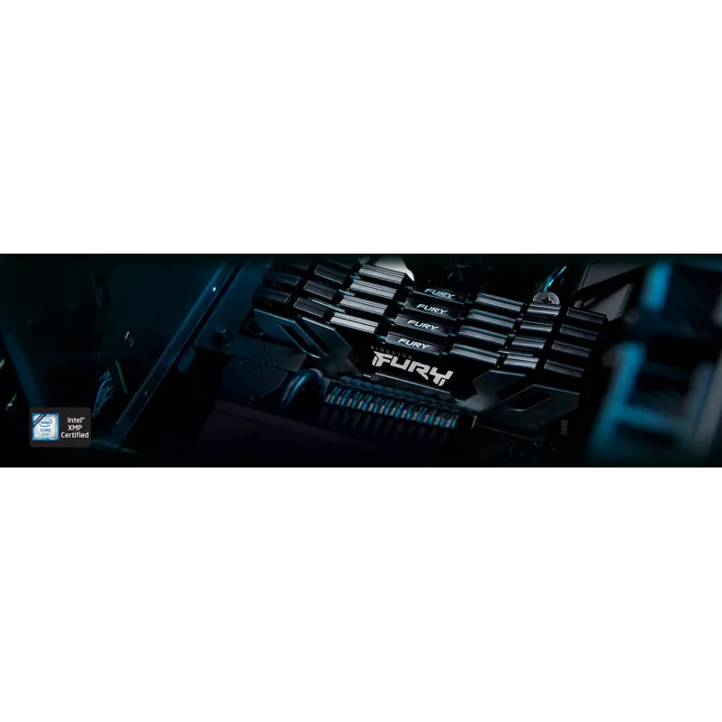 Kingston Technology FURY 24GB 8400MT/s DDR5 CL40 CUDIMM Renegade Silver XMP