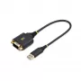 StarTech.com cavo adattatore USB-seriale 1ft (30cm), ritenzione COM, dadi/viti sostituibili, USB-A a DB9 RS232, IC FTDI, protezione ESD, Windows/macOS/Linux