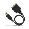 StarTech.com cavo adattatore USB-seriale 1ft (30cm), ritenzione COM, dadi/viti sostituibili, USB-A a DB9 RS232, IC FTDI, protezione ESD, Windows/macOS/Linux