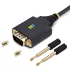 StarTech.com cavo adattatore USB-seriale 1ft (30cm), ritenzione COM, dadi/viti sostituibili, USB-A a DB9 RS232, IC FTDI, protezione ESD, Windows/macOS/Linux