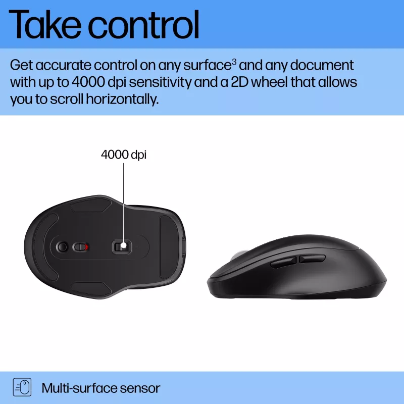 HP 515 mouse wireless ricaricabile a ricarica ultra rapida