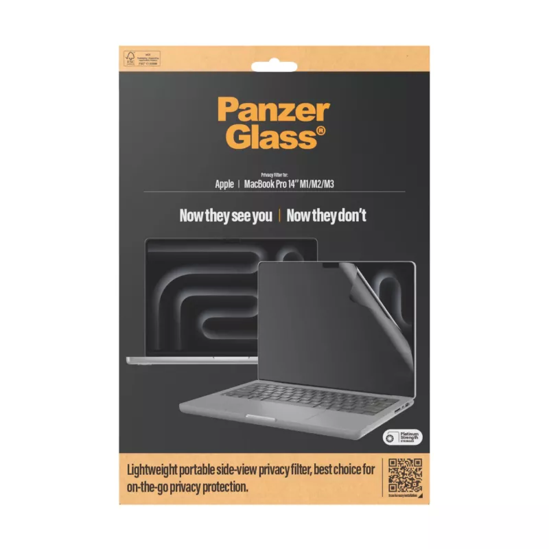 Protezione schermo PanzerGlass Dual Privacy MacBook Pro 14
