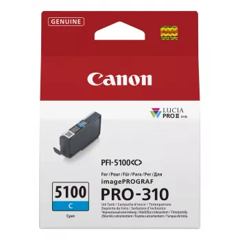 Cartuccia toner Canon PFI-5100 C 1 pz. originale ciano