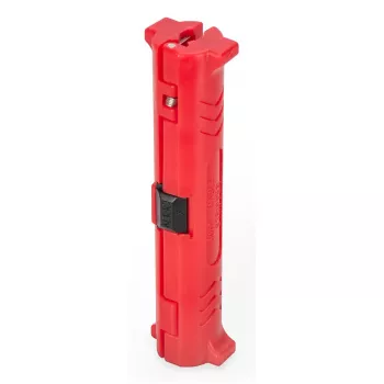 Strumento spellafili per cavi dati DIGITUS DN-94001-1353 — capacità di spellatura 5 mm–15 mm, diametro massimo cavo 15 mm, rosso