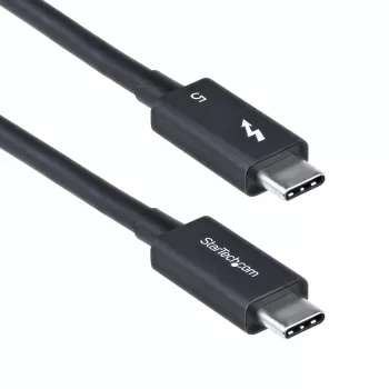 Cavo StarTech.com Thunderbolt 5 da 1,5ft (50cm), 80Gbit/s/fino a 120Gbit/s, 240W PD, 8K 60Hz, cavo Thunderbolt certificato - compatibile con Thunderbolt 4/USB4/USB-C