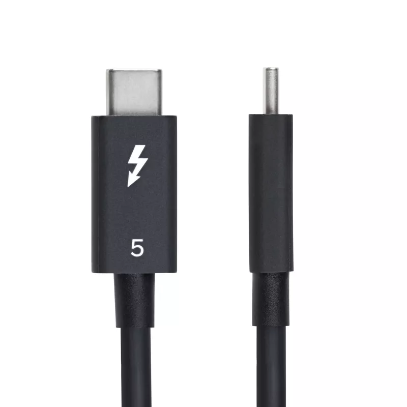 Cavo StarTech.com Thunderbolt 5 da 1,5ft (50cm), 80Gbit/s/fino a 120Gbit/s, 240W PD, 8K 60Hz, cavo Thunderbolt certificato - compatibile con Thunderbolt 4/USB4/USB-C