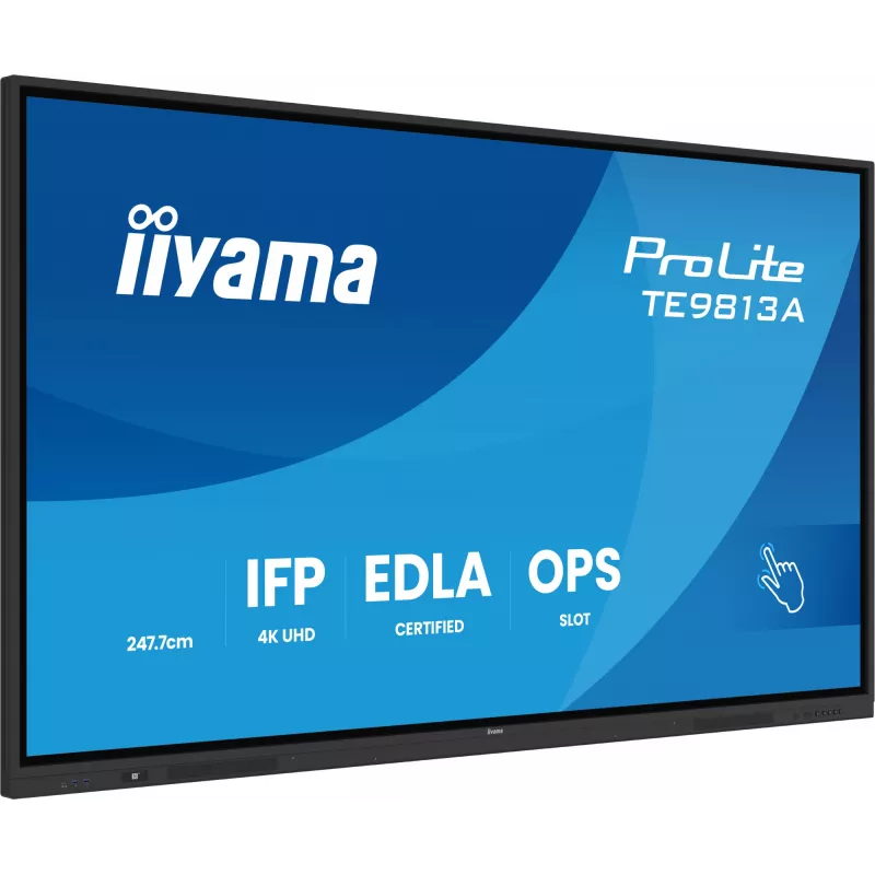 iiyama TE9813A-B1AG Signage Display piatto interattivo 2,48 m (97,5