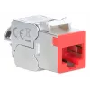 Cavo di rete Intellinet 791311 modulo keystone piatto rosso RJ-45