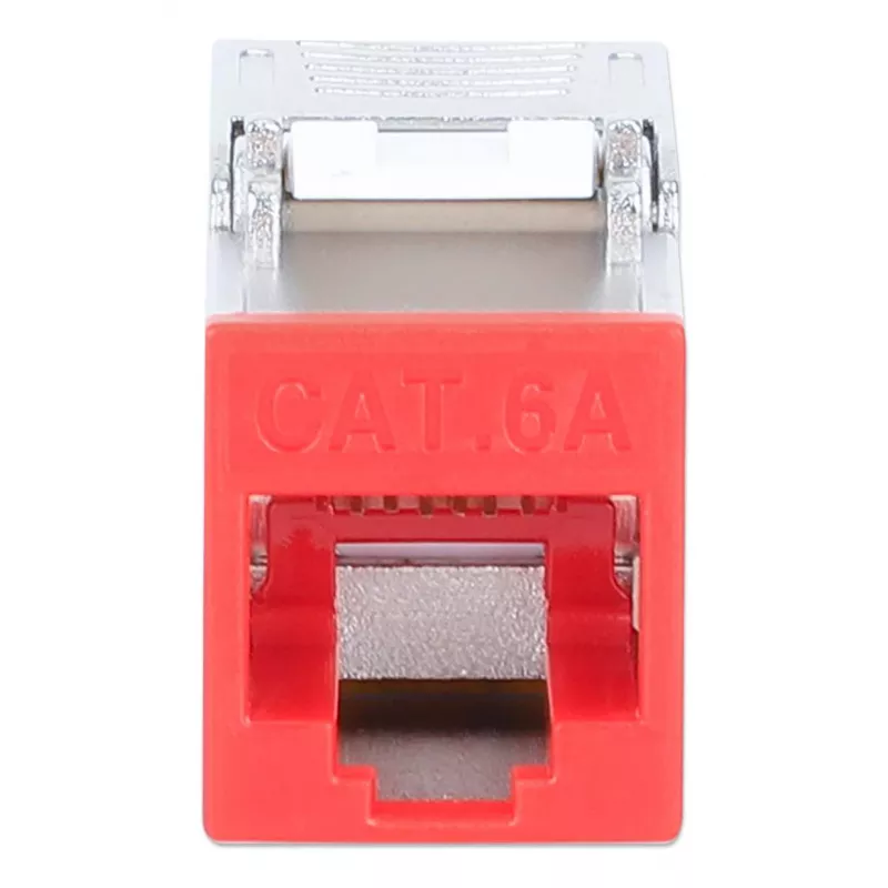 Cavo di rete Intellinet 791311 modulo keystone piatto rosso RJ-45